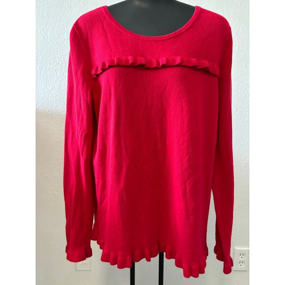 Talbots Sweaters - Talbots Pullover Sweater Womens Size M Red